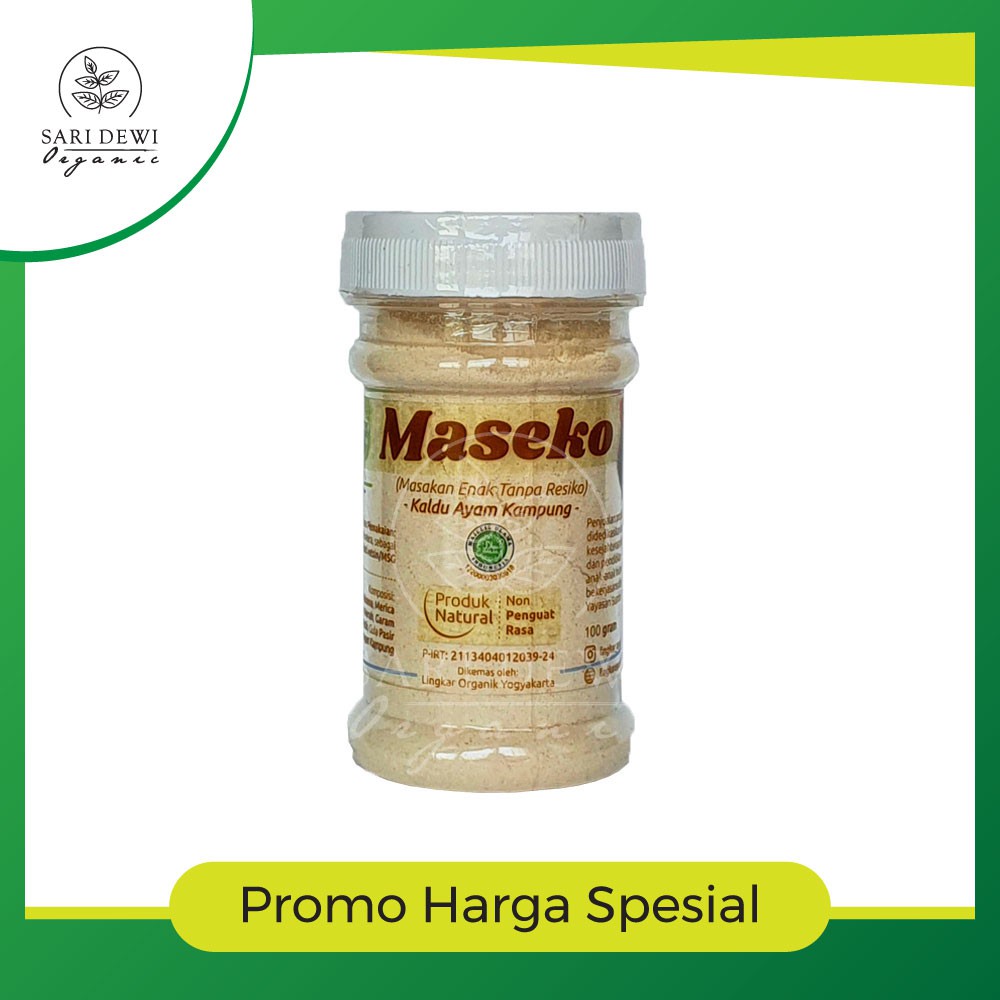 

MASEKO KALDU NON MSG 100GR - KALDU MPASI KALDU SEHAT LINGKAR ORGANIK