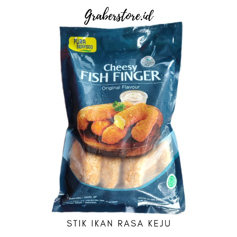 

Cheesy Fish Finger 500gr Stik Ikan Rasa Keju