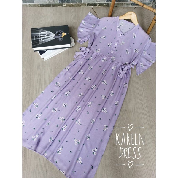 Kareen Homedress / Daster tangan lonceng / Daster rayon motif