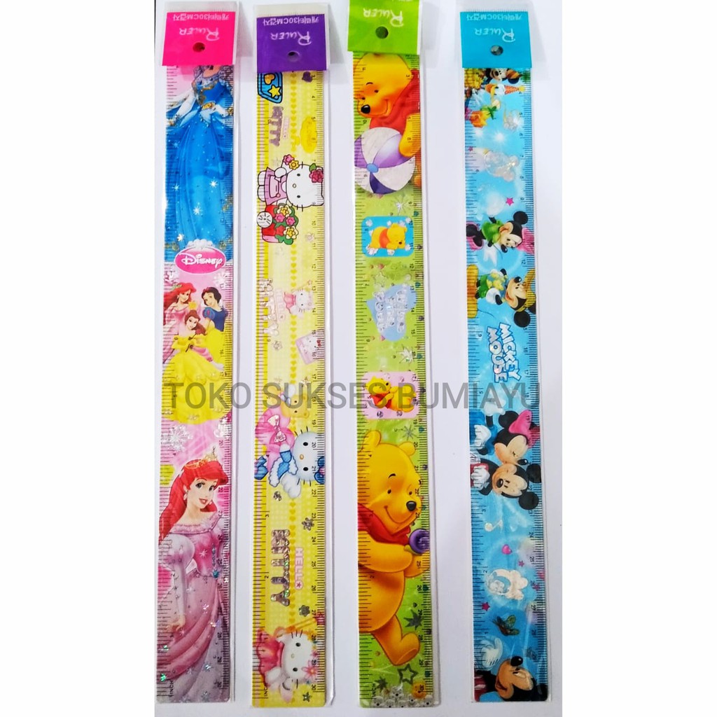 

MURAH Penggaris Besi Karakter Penggaris Besi 30 CM Penggaris Plastik Butterfly / Penggaris Termurah