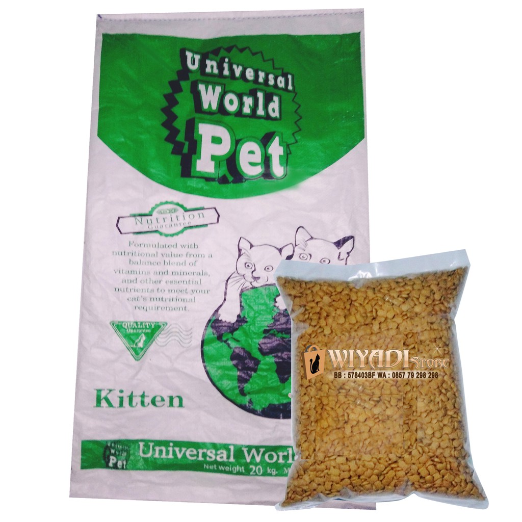 Makanan Kucing Kitten Universal Kitten [Repack 1kg]