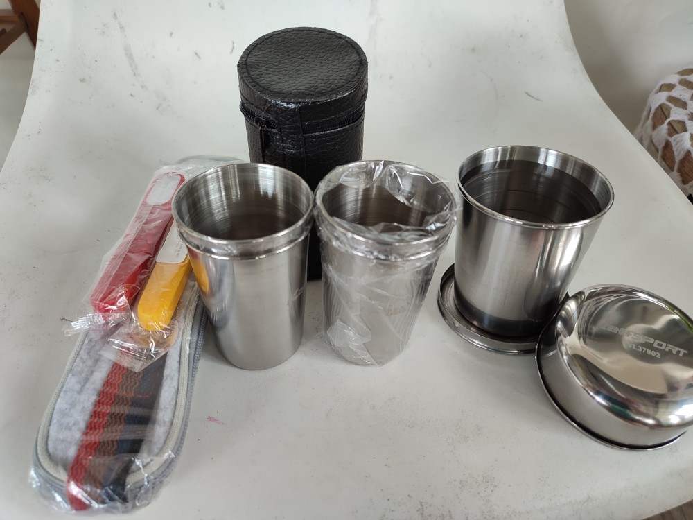 Knifezer Set Alat Makan Sendok Garpu Pisau Dapur Sumpit Sedotan - Ea02300