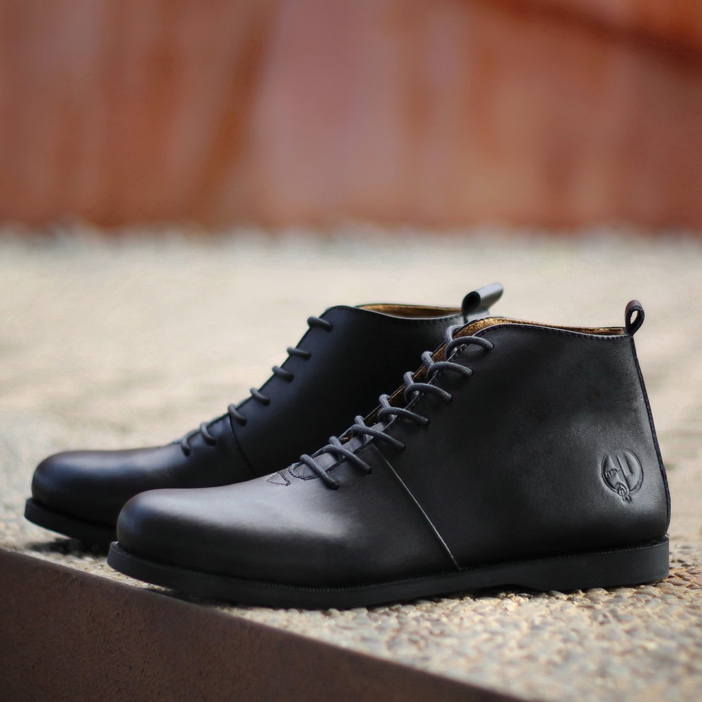 STREAM BLACK |FORIND x Reyl| Sepatu Boot Vintage Ori Klasik Pria/Cowok/Men Boots Original Footwear