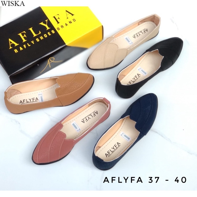 Flatshoes Wanita AFLYFA Bahan Paris Original Terbaru Sandal Sepatu wanita