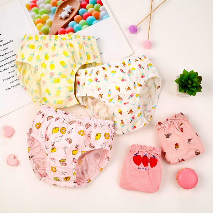 SET Celana Dalam Anak Perempuan Celana Dalam Anak Cewek Katun dengan Box Kolor Anak Cewe Cup Cakes