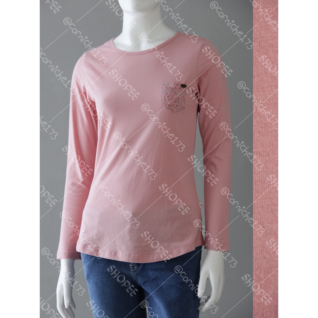 Corniche Pocket Tee Print Rose Tan - TV231144