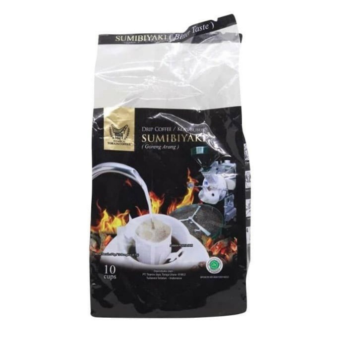 

Toarco Drip Coffee Sumibiyaki 10X7 Gr Pcs Kopi Minum Kopi