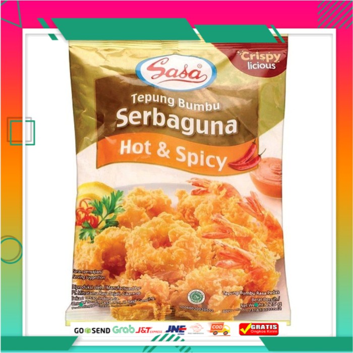 

Sasa Tepung Bumbu Hot Spicy 210 g
