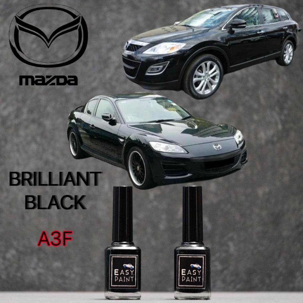 Cat Oles Brilliant Black A3F Mazda RX8 CX9 Hitam Solid