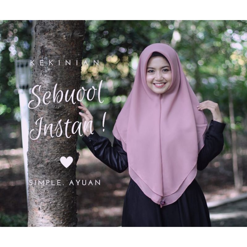 Kerudung Instan sebuool