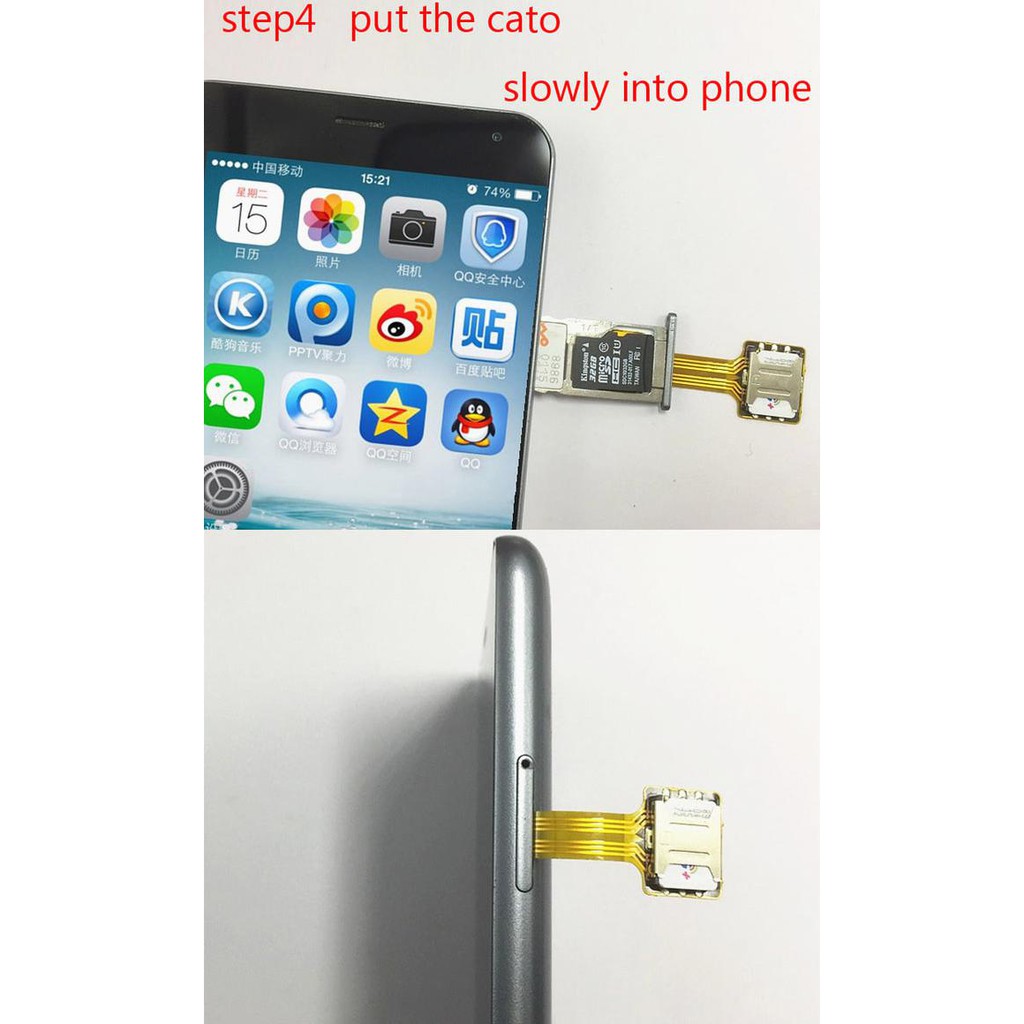 Dual Sim Adapter Android Expansion / Memory Card Converter Best Quality