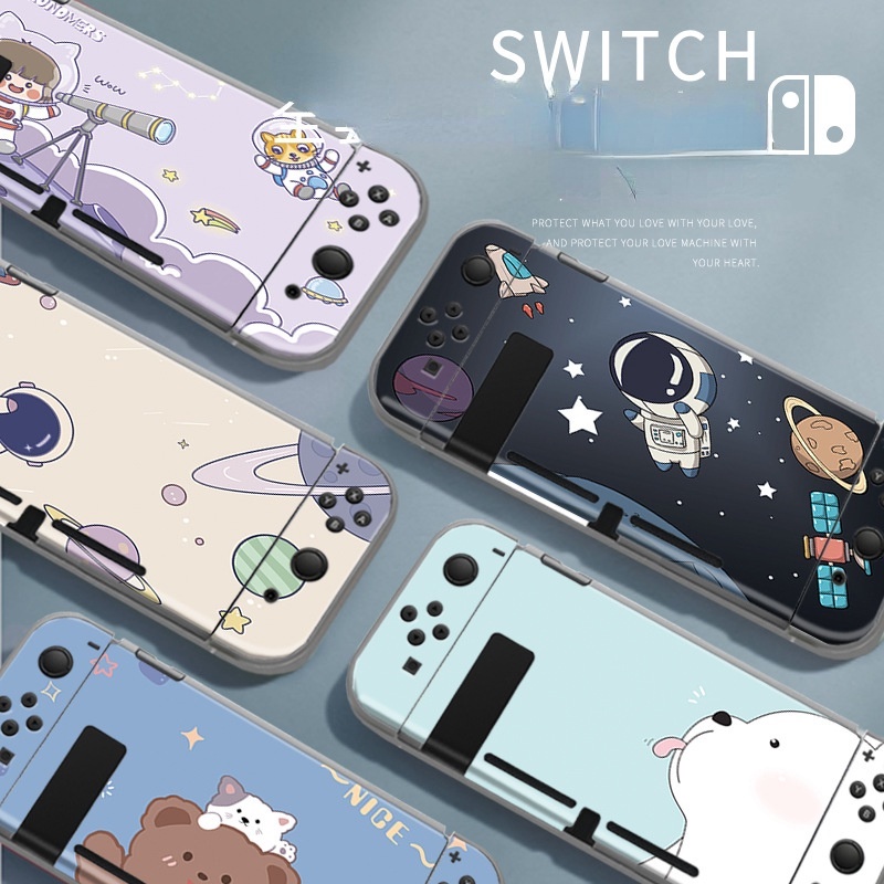 Stiker Pelindung Konsol Game Nintendo Switch Motif Kartun