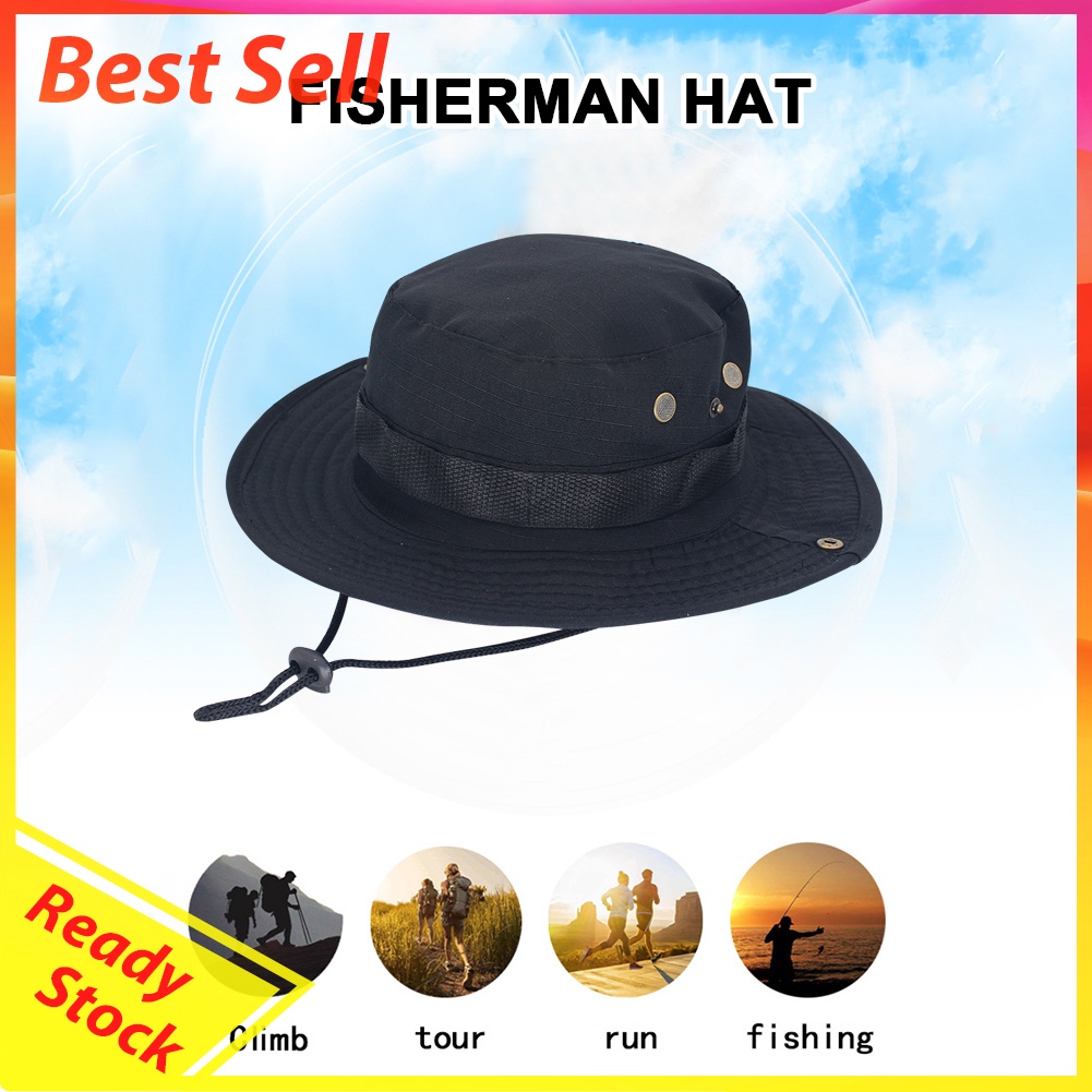 Round-Rimmed Outdoor Jungle Camping Benny Cap Fashion Casual Fisherman Hat