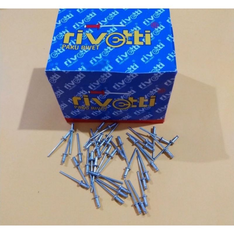 Paku Rivet 429 Merk Rivetti Ukuran 3,2x8mm (100pcs)