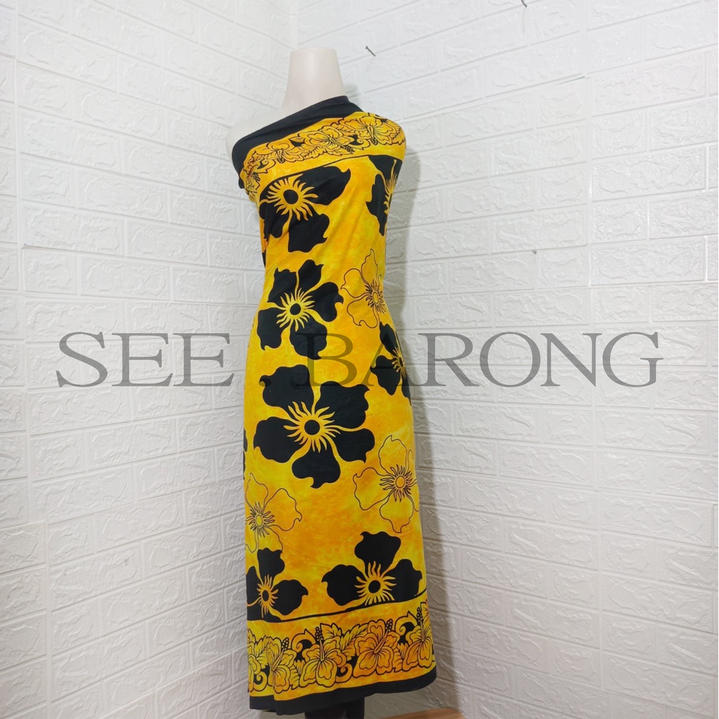 KAIN PANTAI - KAIN PANTAI JUMBO - KAIN PANTAI POLOS - KAIN PANTAI BUNGA HITAM - KAIN PANTAI WARNA - 