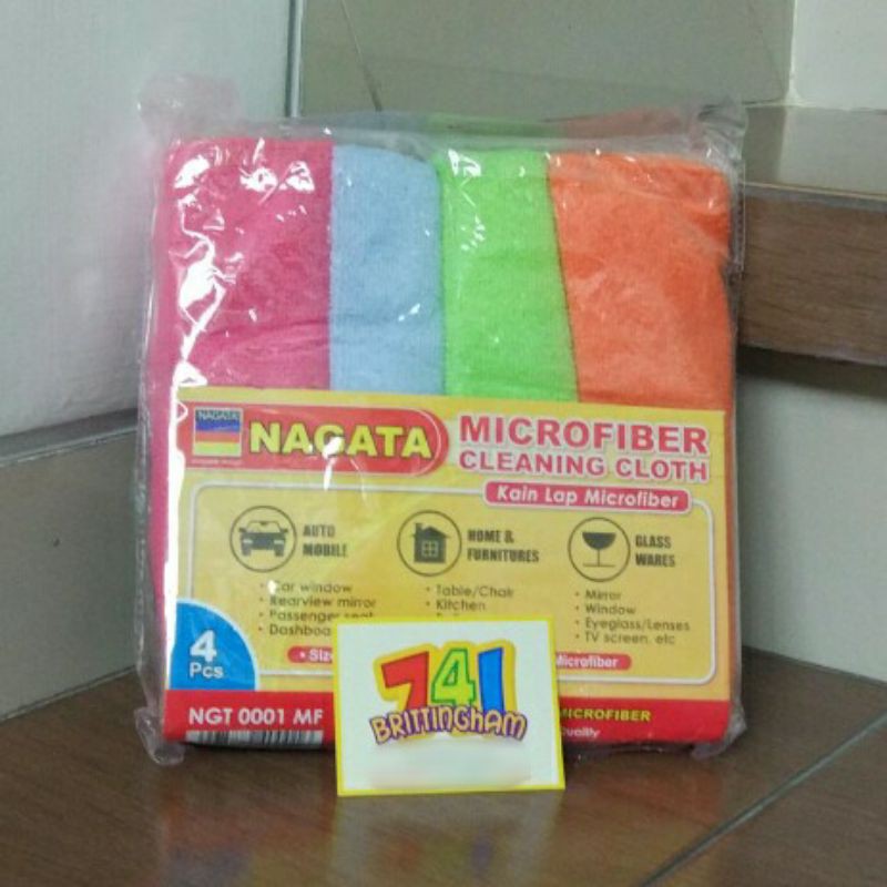 Kain Lap Microfiber Nagata Lap Microfiber Lap Mobil Lap Serbaguna Shopee Indonesia