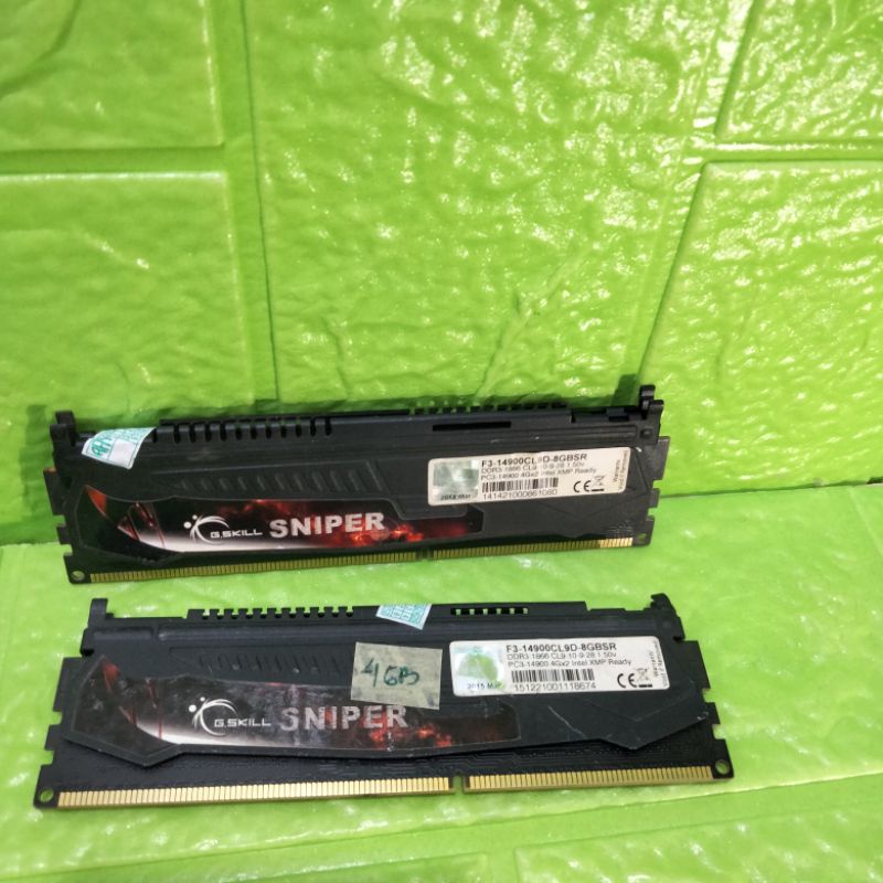 Memori RAM DDR3 8Gb 2 x 4Gb kit Corsair Kingston G.skill Murah Garansi Terbaik