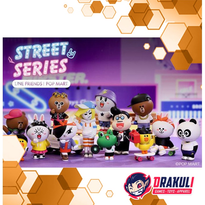 Toys Pop Mart LINE Friends Street Series Blind Box (Assorted)