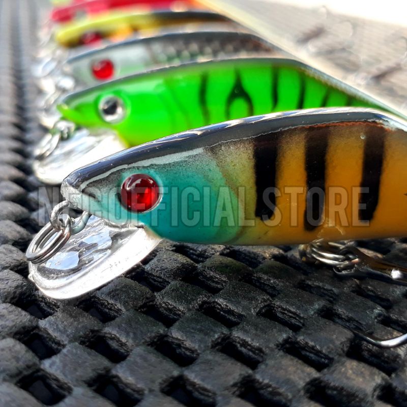 Lure minnow Sinking Replika KRAKEN 6,5cm / 5gram dan 5,5gram Rekomendasi untuk Ultralight casting