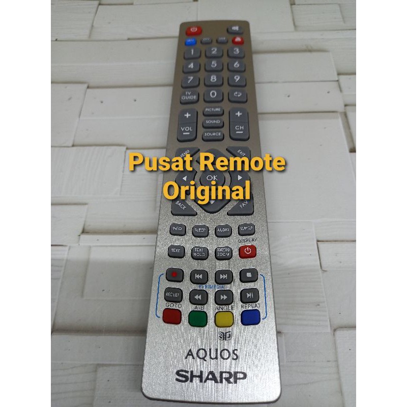 REMOTE REMOT SMART TV SHARP 3D NET PLUS 4K ORIGINAL ASLI