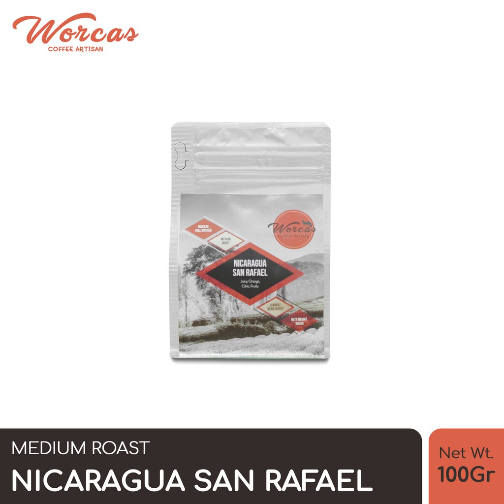 

WORCAS Kopi Arabika Nicaragua San Rafael 100 Gram - Medium Roast