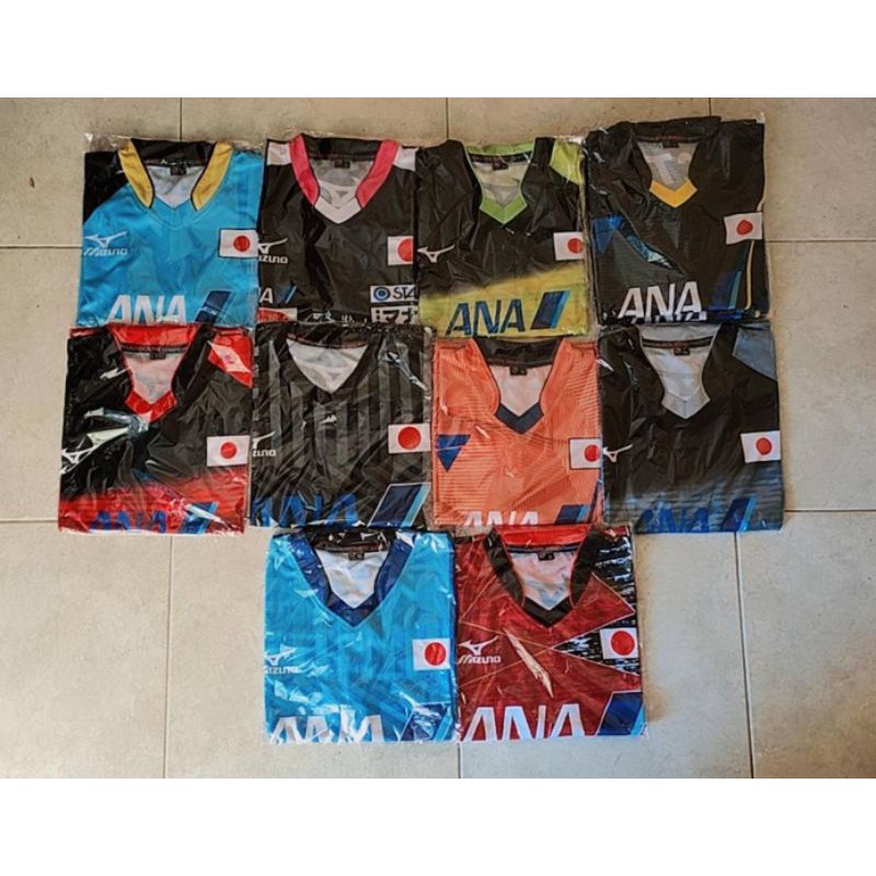 Jersey Tenis Meja / Pingpong Timnas Jepang