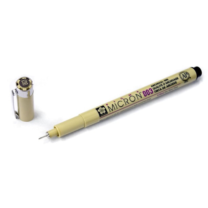 

SAKURA PIGMA MICRON DRAWING PEN 0.03