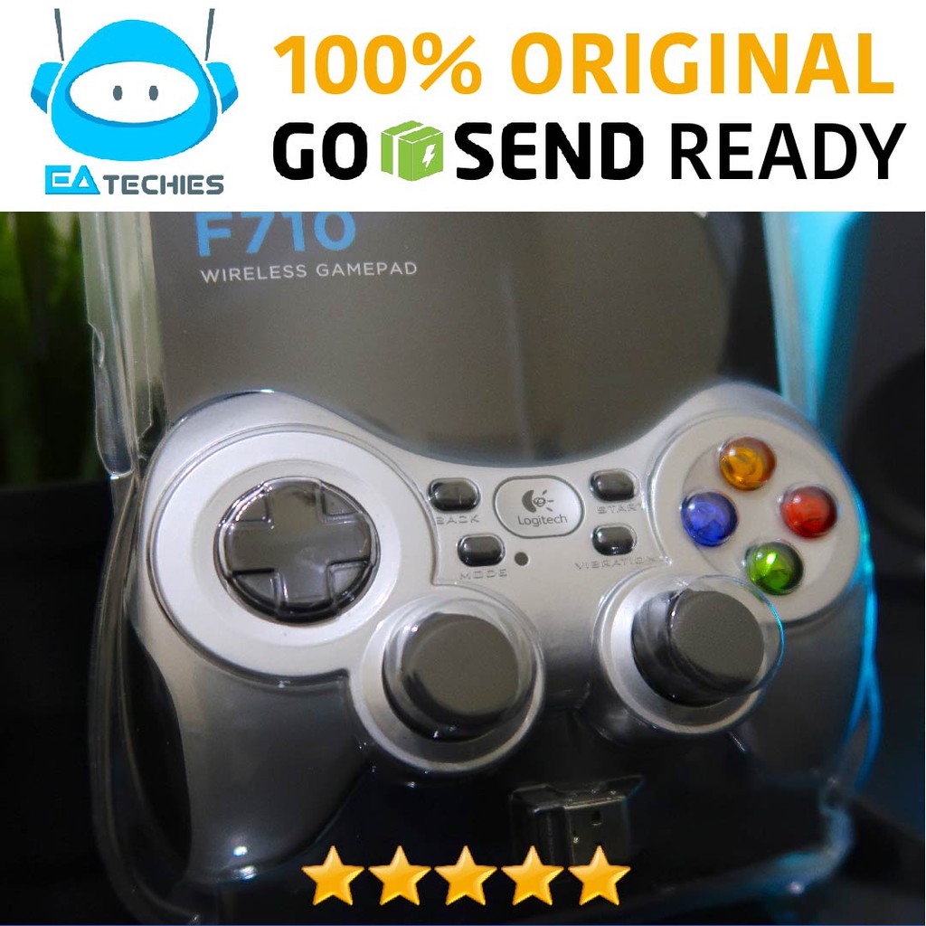 Logitech F710 Wireless Gamepad Garansi Resmi Surya Candra Original 100% Controller PC