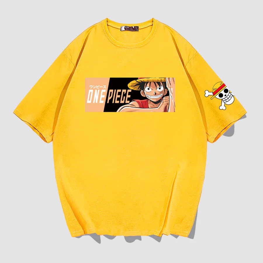 BRIGO Kaos Oversize One Piece Stampede Anime II Kaos Jumbo Size Pria &amp; Wanita II Kaos Oversize Print DTF