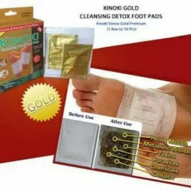 

( 1 Pcs ) KOYO KAKI DETOK KINOKI GOLD ORIGINAL. Minimal Order 4Pcs.