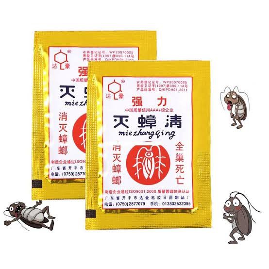 RACUN KECOA MIE ZHANG QING / MIEZHANGQING AMPUH BASMI KE SARANG - 2 PCS