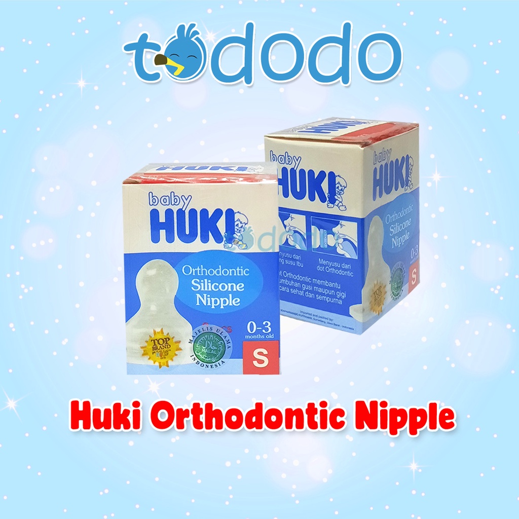 Nipple Dot Bayi Huki Orthodontic Silicone CI0220 Nipple S