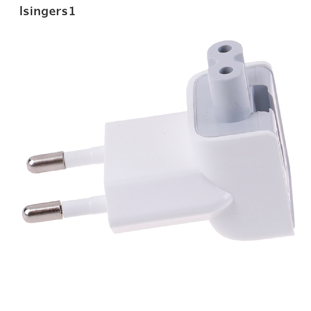 (lsingers1) Adapter Konverter Charger Power Supply US Ke EU Plug Untuk Mac Book