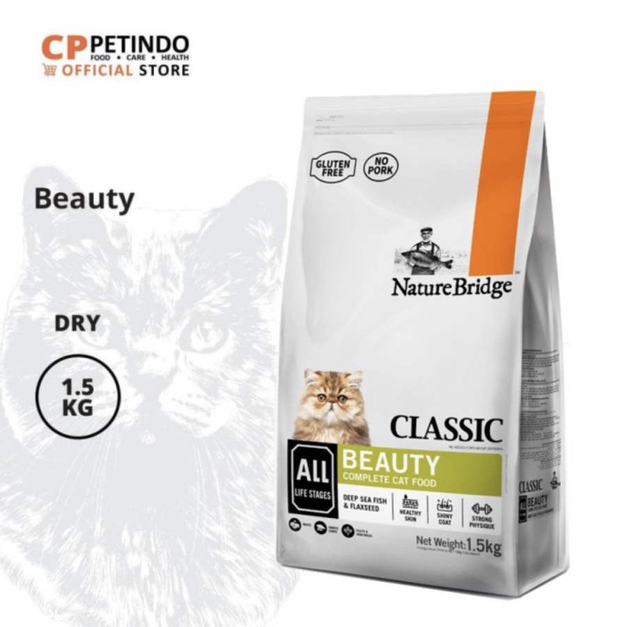 Nature Bridge Beauty Cat Food All Stages 1.5kg Nature Bridge Beauty