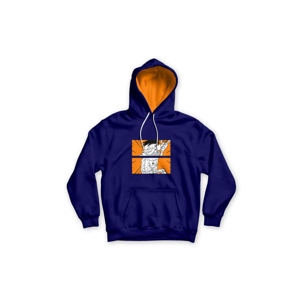 Hoodie Si Juki x Spongebob Blue