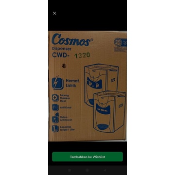 Cosmos dispenser hot&cool(panas&dingin)CWD-1320/dispenser cosmos panas dan dinginCWD-1320