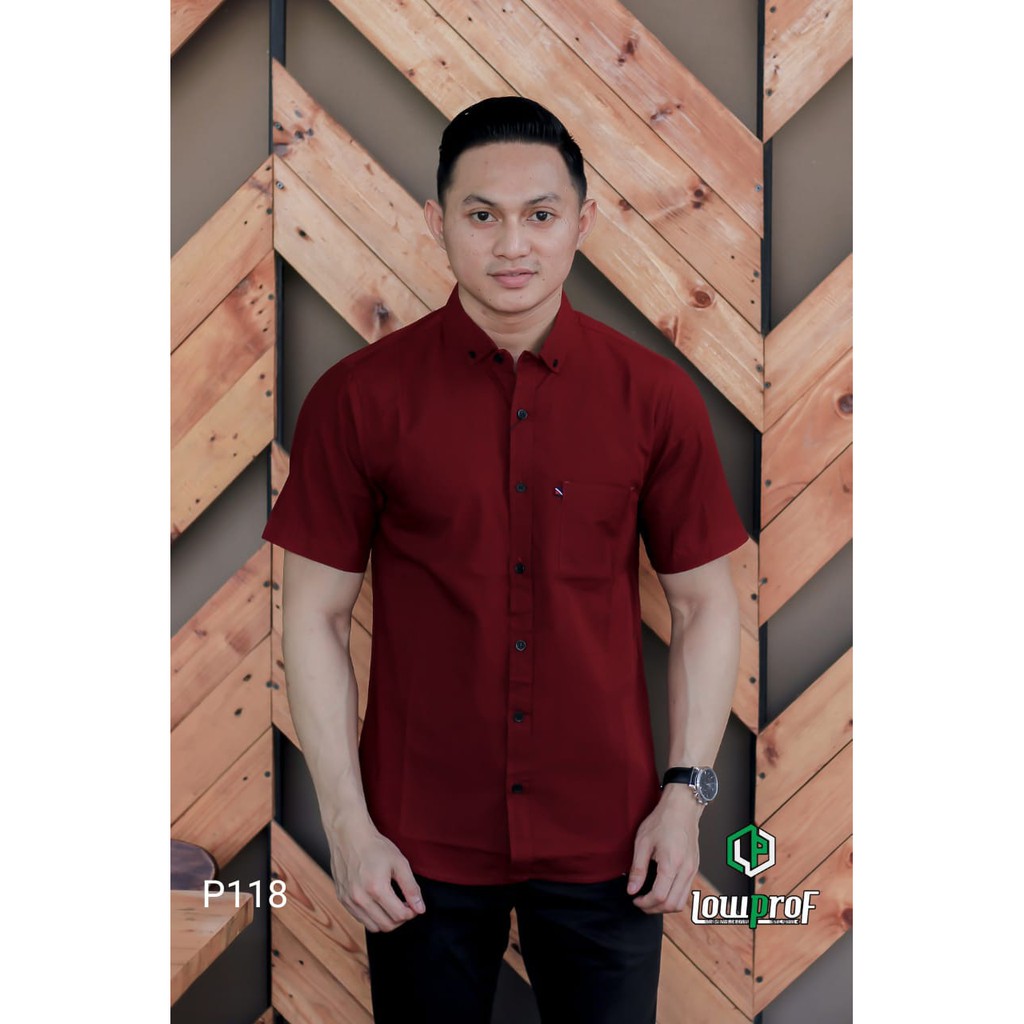 Kemeja Casual Polos Pria Lengan Pendek Hem Big Size Super Jumbo Kemeja Oversize XXL Sampai 8XL