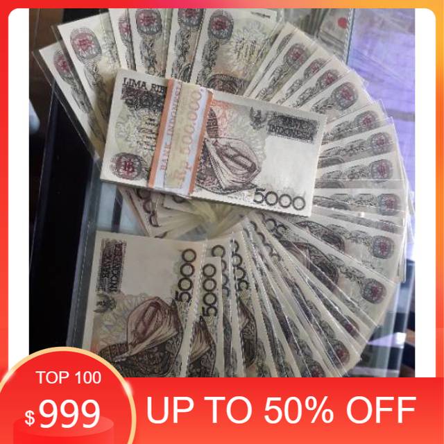 Uang kuno 5000 rupiah sasando 1992