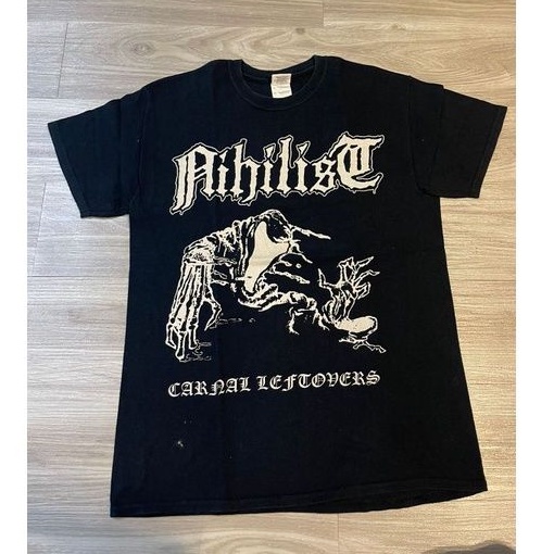 T shirt Kaos Band Nihilist Vintage Official Ori