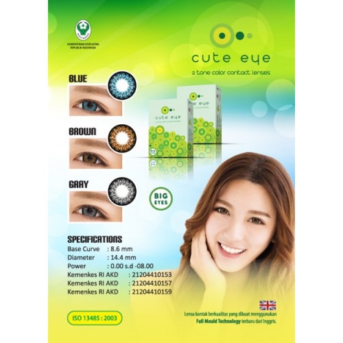 Softlens Cute Eye (hanya Normal)