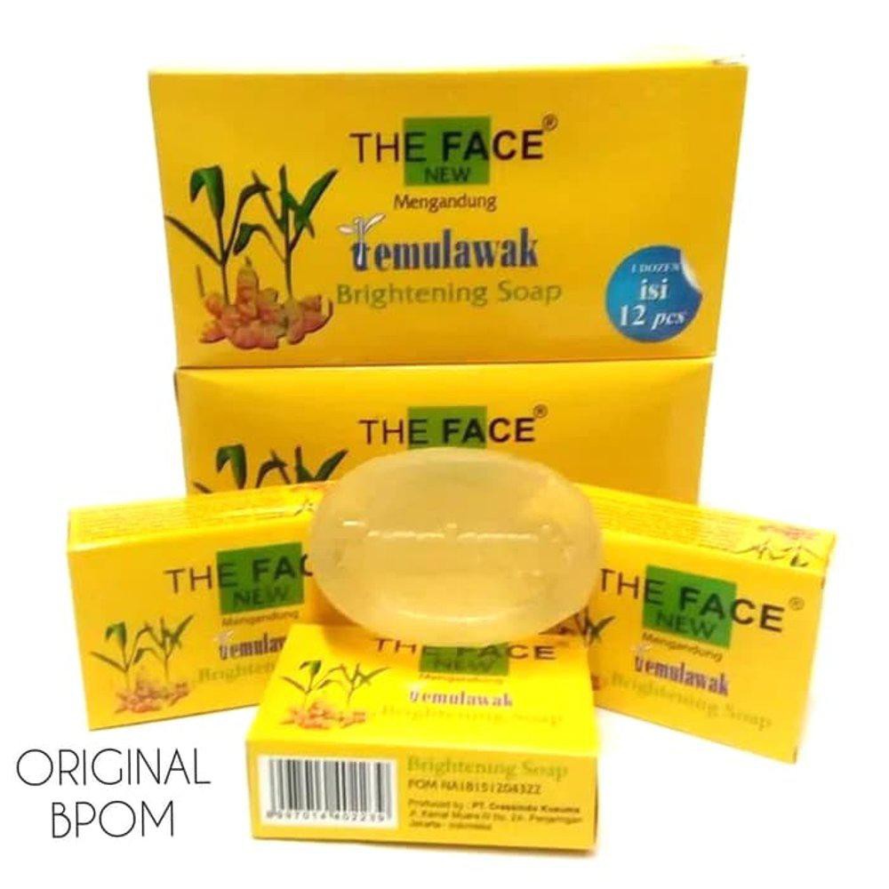 Sabun Temulawak New The Face Original Transparant Soap Bpom Indonesia