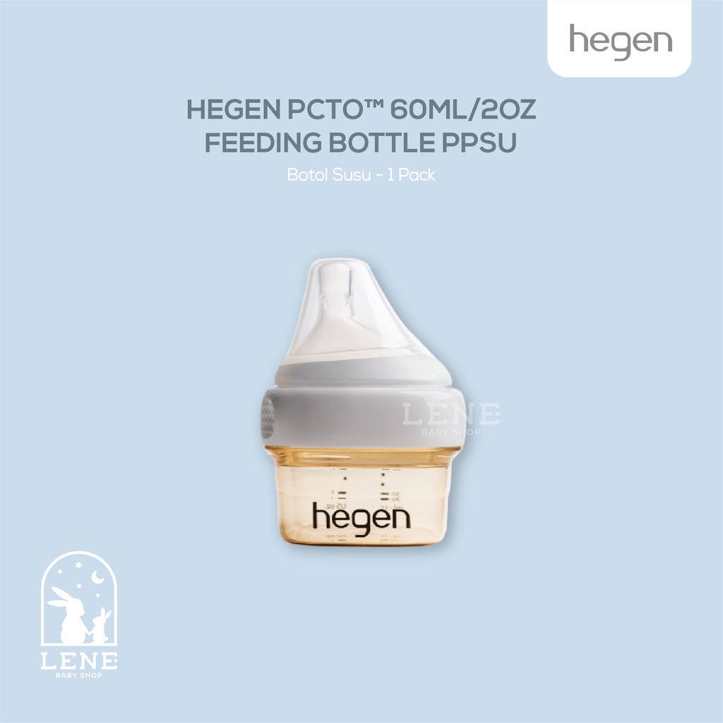 Hegen Feeding Bottle PPSU 60 ml / Botol Susu - 1 pack