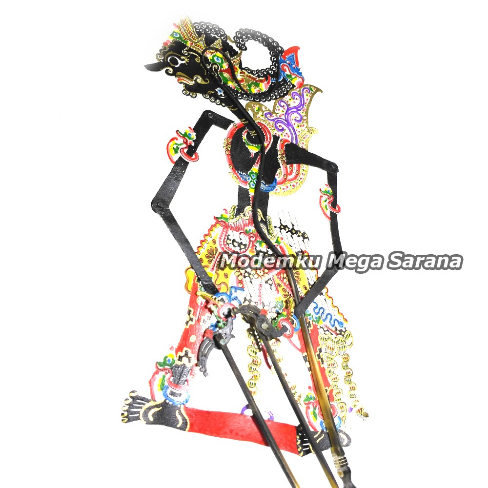 Wayang Kulit Kidangan Super Halus Tokoh Gatotkaca Gatotkoco - Hitam