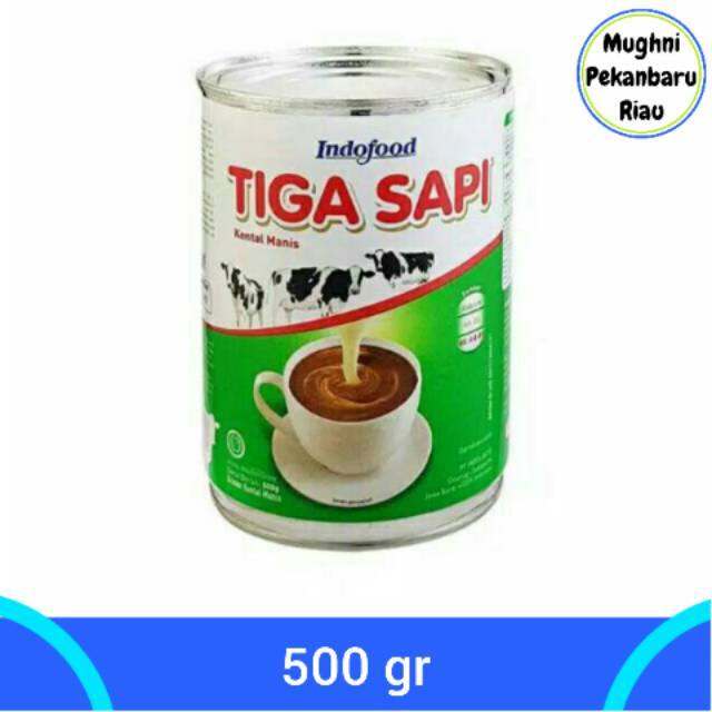 

Indofood Tiga Sapi Kental Manis Susu 1/2 Kg