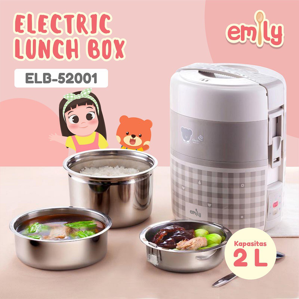 Emily Electric Lunch Box Baby Cooker - 2 Liter