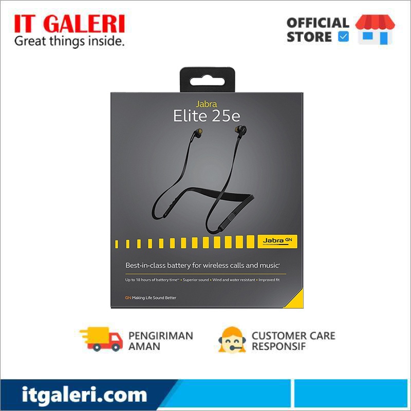 Headset Bluetooth Jabra Elite 25e