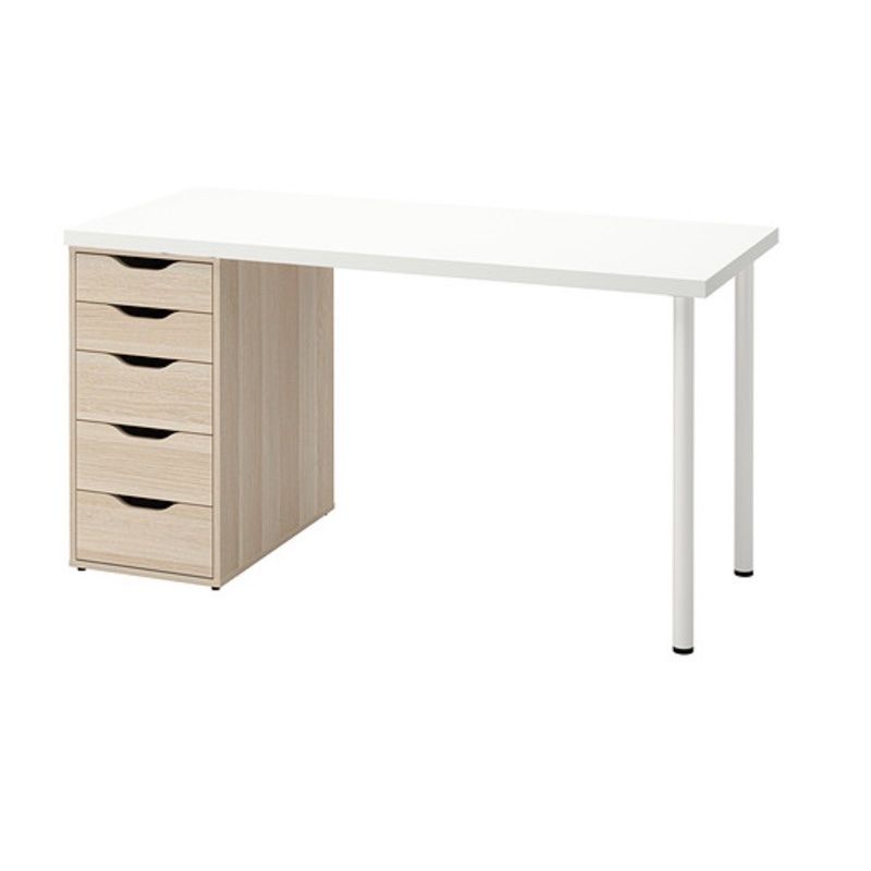 MEJA KANTOR IKEA LINNMON ALEX 140x60cm/ LAGKAPTEN ALEX/ MEJA