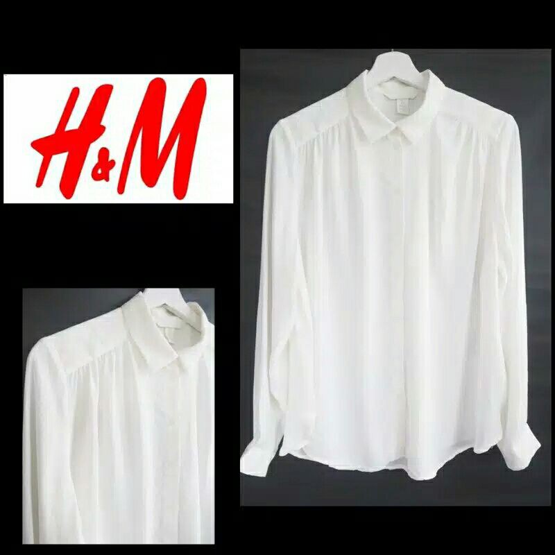 Kemeja Wanita Long - Sleeved Blouse  Super Halus &amp; Lembut Original Branded