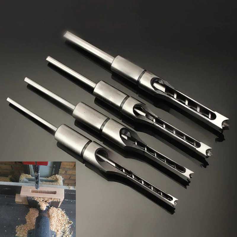 (BISA COD) RVOSTR JUSTINLAU Mata Bor Putar Pahat Mortising Bobok Kayu HSS 16mm - FKDB16