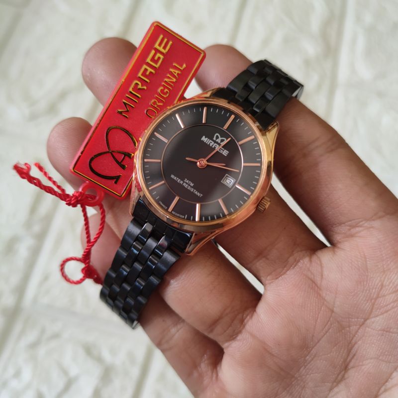 JAM TANGAN MIRAGE ORIGINAL CEWEK MN26